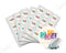 Colorful 2024 New Year Themed Round Digital 2" Colored Stickers (5 Sheets)