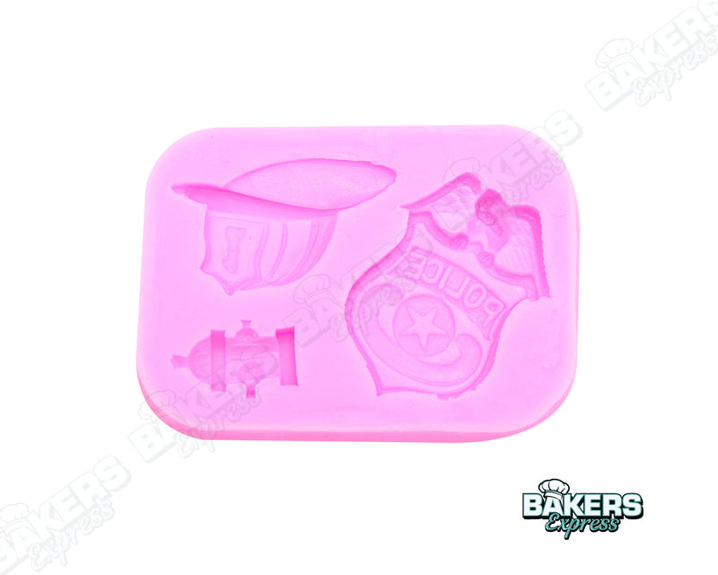 Assorted Firefighter/Police Silicone Mold