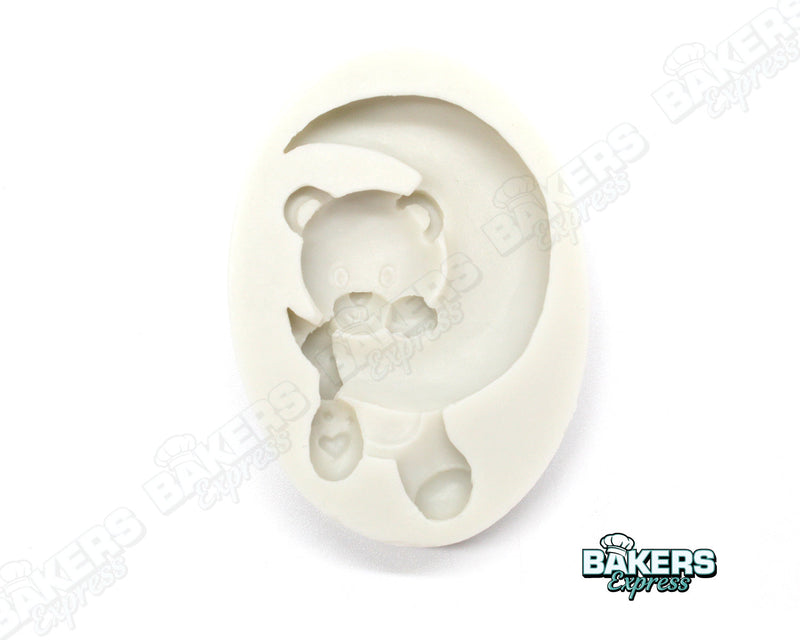Bear and Moon Silicone Mold