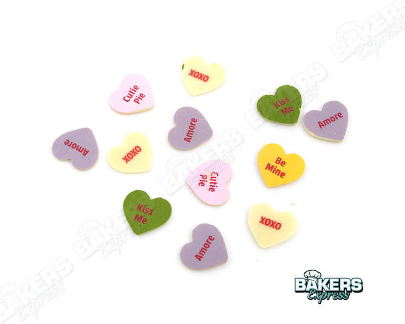 Chocolate Sweet Hearts Color 24ct
