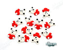 Icing Toppers Heart Bear 12ct