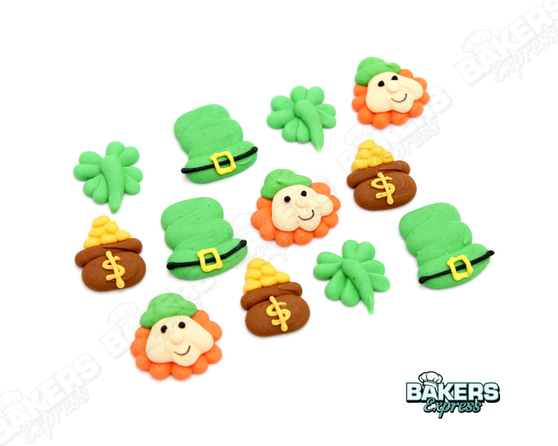 Icing Toppers St Patricks Day 12ct