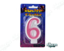 Number Party Candles - Pink